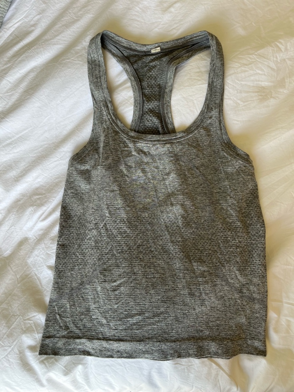 Lululemon Grey Swiftly Tech Race Length Tank